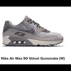 W Nike AirMax velvet gun smoke